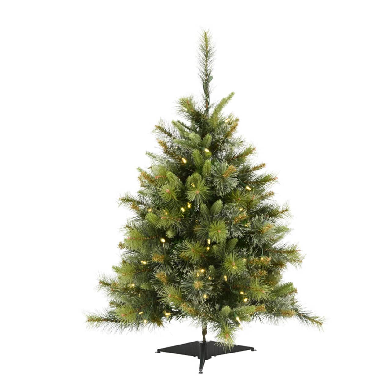 3ft. Pre-Lit Cashmere Pine Artificial Christmas Tree, Warm White Dura-Lit® LED Lights